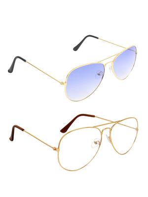 zyaden full rim aviator sunglasses set of 2 - 14452289 - Standard Image - 2