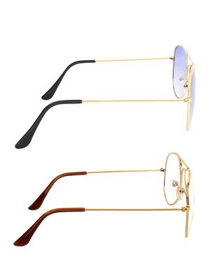 zyaden full rim aviator sunglasses set of 2 - 14452289 - Standard Image - 4