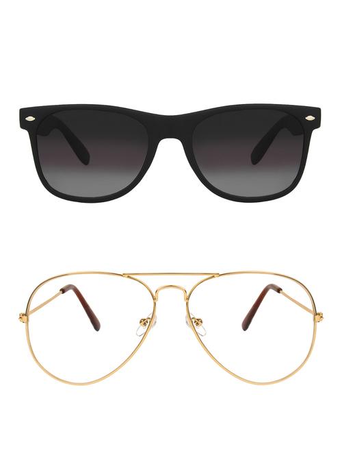 zyaden full rim aviator sunglasses set of 2 - 14452291 - Standard Image - 1