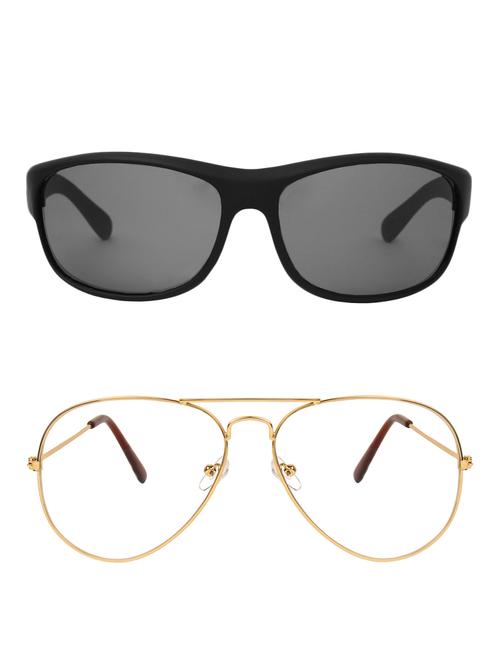 zyaden full rim aviator sunglasses set of 2 - 14452295 - Standard Image - 1