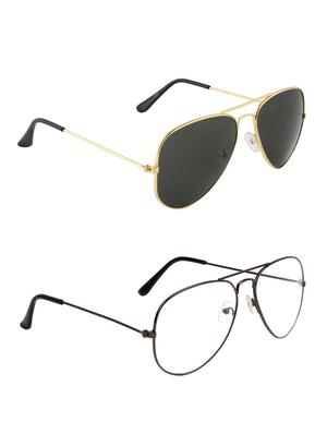 zyaden full rim aviator sunglasses set of 2 - 14452296 - Standard Image - 2