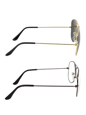 zyaden full rim aviator sunglasses set of 2 - 14452296 - Standard Image - 4