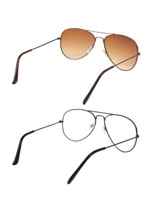 zyaden full rim aviator sunglasses set of 2 - 14452301 - Standard Image - 3