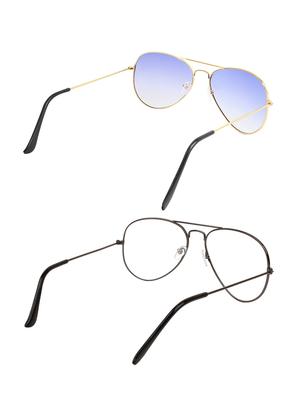 zyaden full rim aviator sunglasses set of 2 - 14452302 - Standard Image - 3