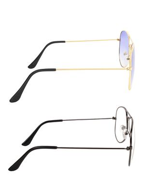 zyaden full rim aviator sunglasses set of 2 - 14452302 - Standard Image - 4