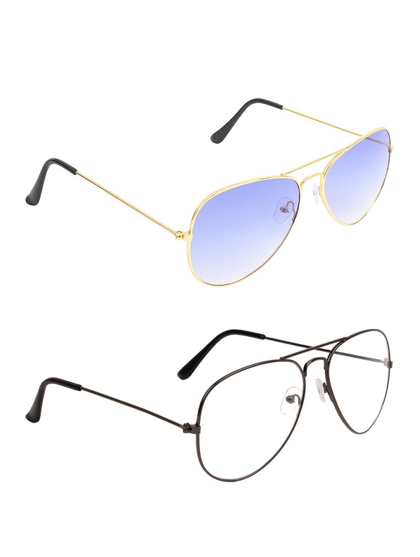 zyaden full rim aviator sunglasses set of 2 - 14452302 - Zoom Image - 2
