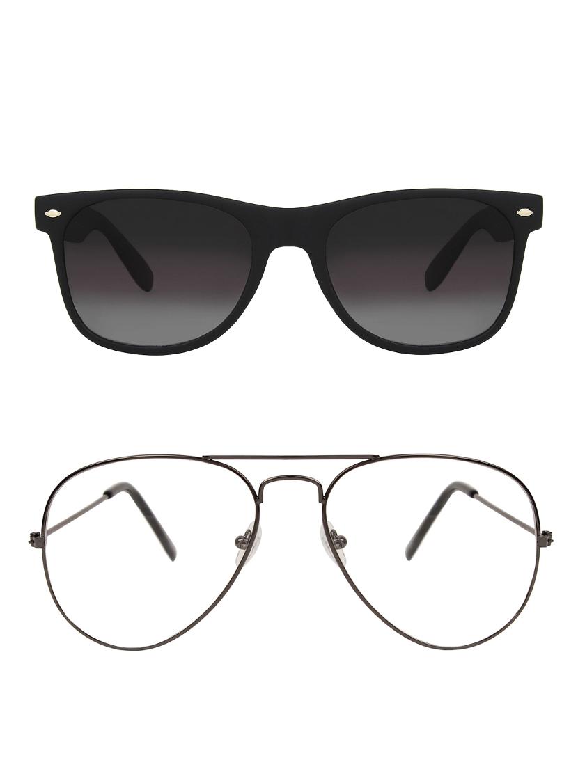 zyaden full rim aviator sunglasses set of 2 - 14452304 - Zoom Image - 1
