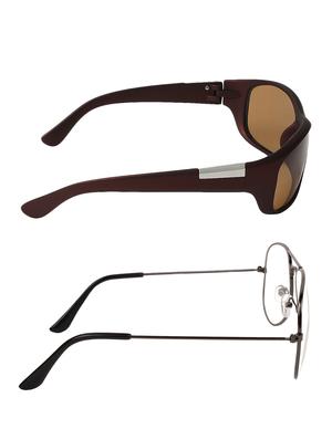 zyaden full rim aviator sunglasses set of 2 - 14452307 - Standard Image - 4