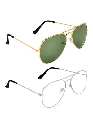 zyaden full rim aviator sunglasses set of 2 - 14452310 - Standard Image - 2