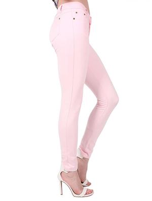 pink denim jeans - 14453080 - Standard Image - 2
