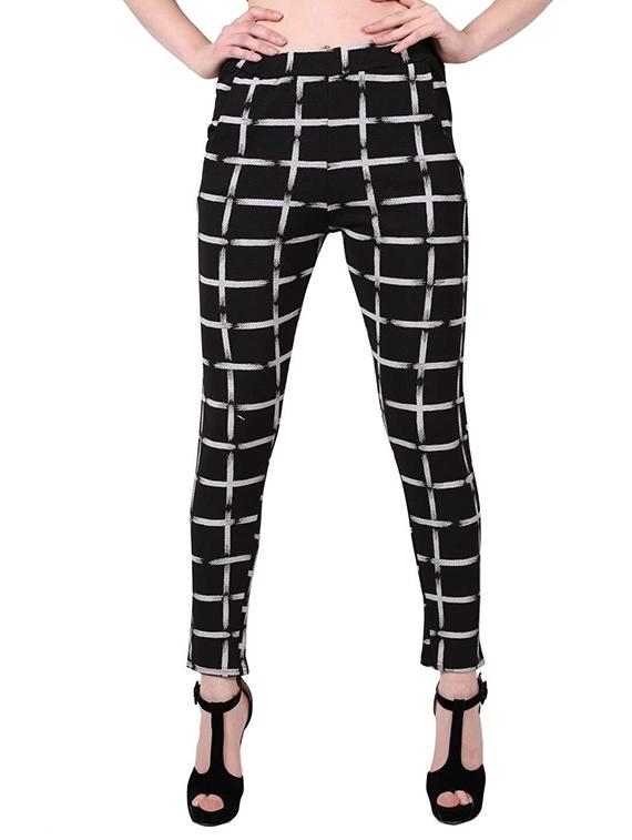 black checkered jegging - 14453081 - Zoom Image - 1