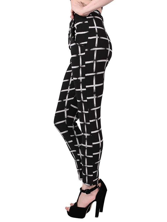 black checkered jegging - 14453081 - Zoom Image - 2
