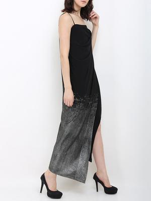 black asymmetrical dress - 14453687 - Standard Image - 2
