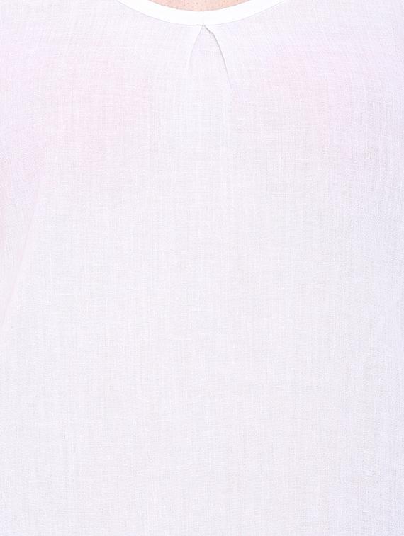white embellished cotton top - 14453715 - Zoom Image - 4