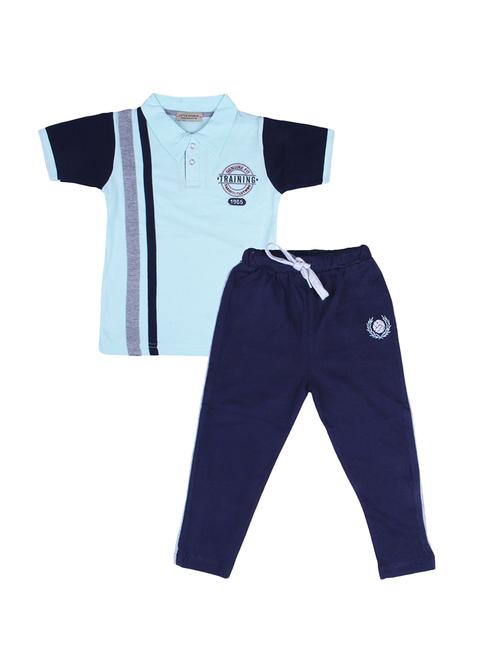 blue cotton pyjama set - 14454907 - Very Small Image - 1