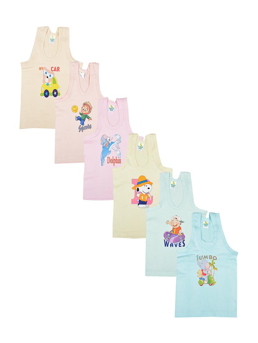 multi cotton vest - 14455813 - Zoom Image - 1
