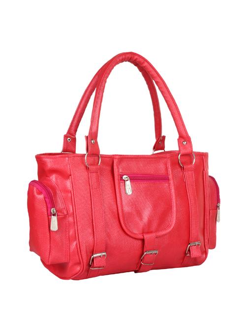 pink leatherette handbag - 14455975 - Very Small Image - 1