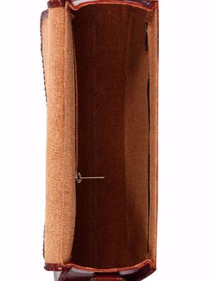 brown leather regular sling bag - 14456294 - Standard Image - 2