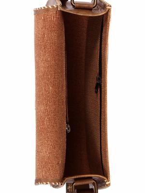 brown leather regular sling bag - 14456295 - Standard Image - 3