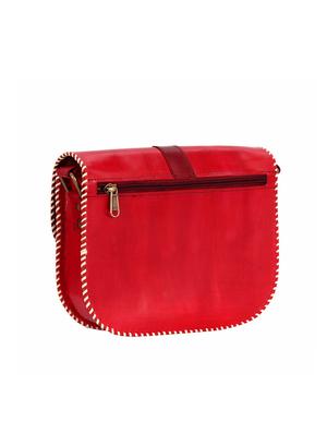 red leather regular sling bag - 14456296 - Standard Image - 2