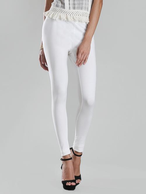 W for Woman white cotton trouser - 14456321 - Very Small Image - 1