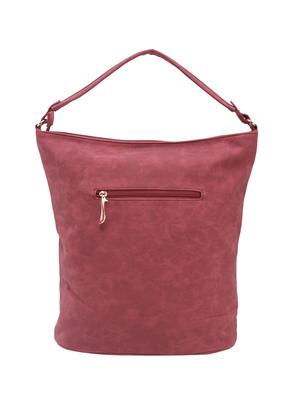 red leatherette hobo handbag - 14456723 - Standard Image - 2