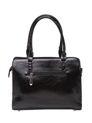 black leatherette handbag - 14456750 - Standard Image - 2