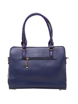blue leatherette handbag - 14456752 - Standard Image - 2