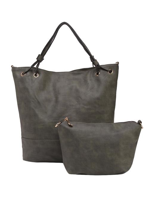 green leatherette hobo handbag - 14456785 - Very Small Image - 1