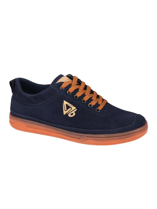 navy leatherette sneaker - 14456979 - Very Small Image - 1