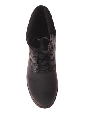 black faux leather ankle boot - 14457053 - Standard Image - 4