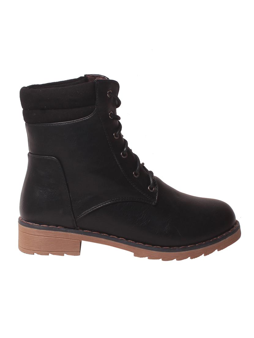 black faux leather ankle boot - 14457053 - Zoom Image - 2