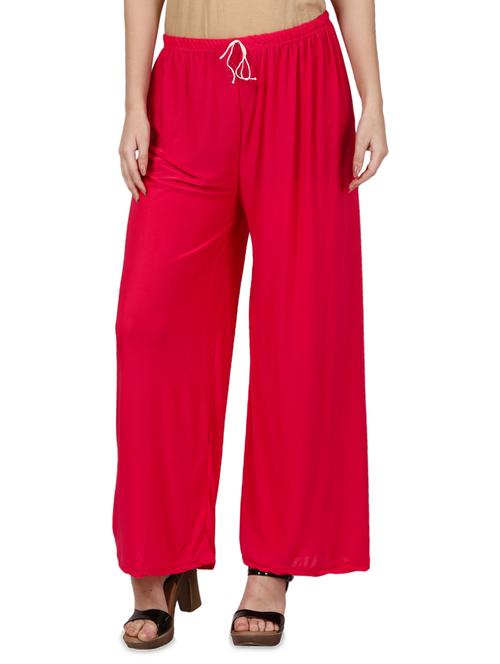 pink rayon palazzo - 14457114 - Very Small Image - 1