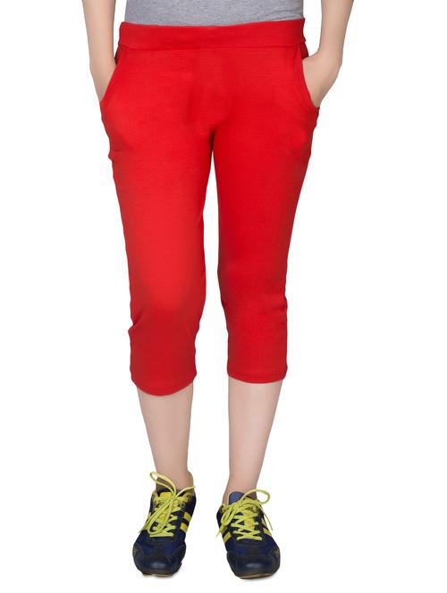 red colored capri - 14457245 - Very Small Image - 1