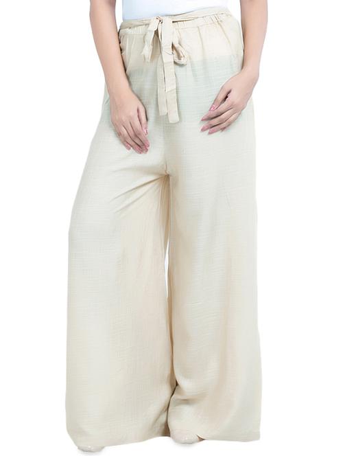 white colored palazzo - 14457304 - Standard Image - 1