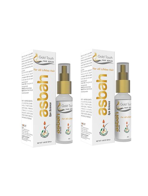 Asbah Gold Touch Hair Serum 50ml Pack Of 2 - 14457502 - Standard Image - 1