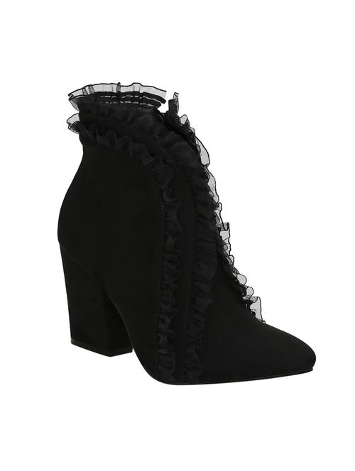 black suede ankle boot - 14457827 - Very Small Image - 1