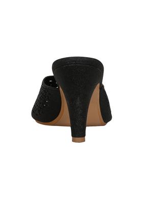 black slip on sandal - 14457843 - Standard Image - 3