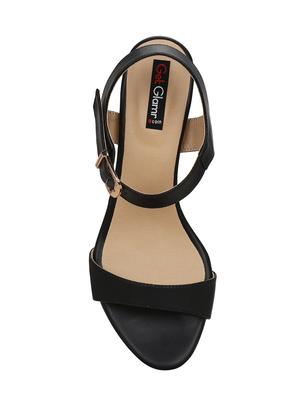 black ankle strap sandal - 14457846 - Standard Image - 4