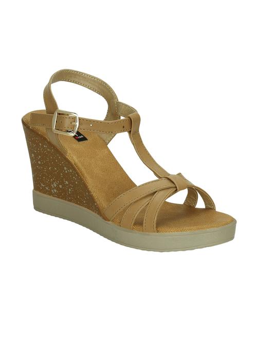beige ankle strap wedge - 14457857 - Standard Image - 1
