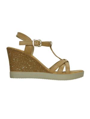 beige ankle strap wedge - 14457857 - Standard Image - 2