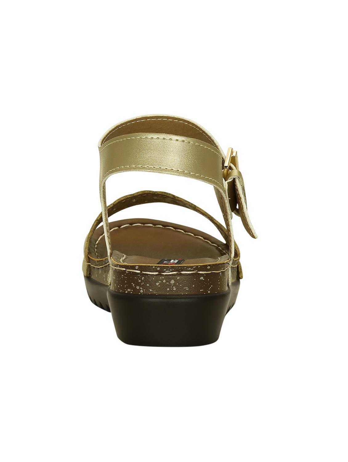 gold ankle strap sandal - 14457866 - Zoom Image - 3