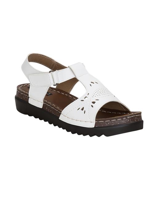 white ankle strap sandals - 14457869 - Standard Image - 1