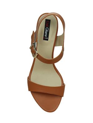 tan ankle strap sandal - 14457925 - Standard Image - 4