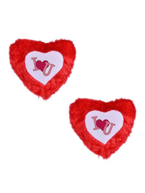 Heart Shape "Love" Printed Cushions Cover - 14458334 - Standard Image - 1