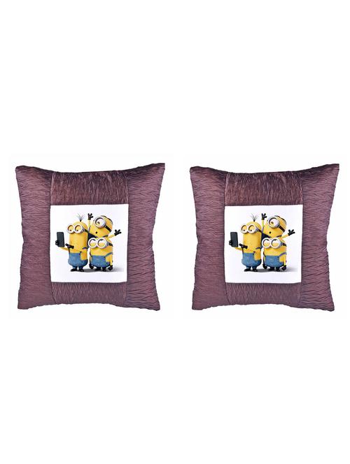 Square Shape " Minions" Printed Cushions Cover - 14458340 - Standard Image - 1