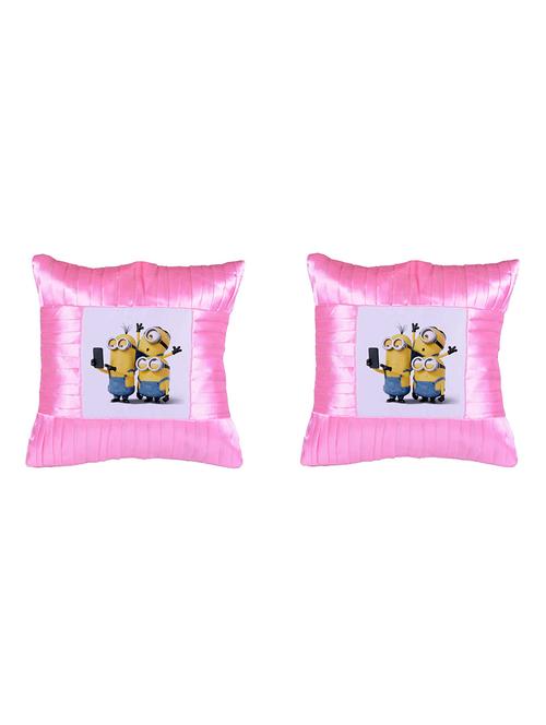 Square Shape " Minions" Printed Cushions Cover - 14458342 - Standard Image - 1
