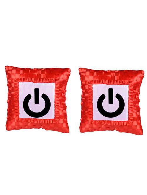 Square Shape "Stand by Digital" Printed Cushions Cover - 14458365 - Standard Image - 1