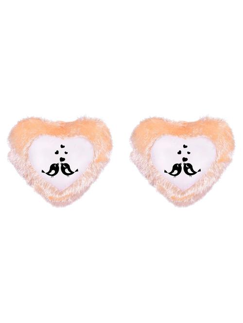 Heart Shape Printed Cushions Cover - 14458389 - Standard Image - 1