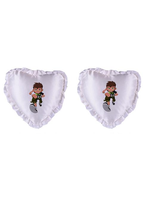 heart Shape "ben 10 cartoon " Printed Cushions Cover - 14458465 - Standard Image - 1